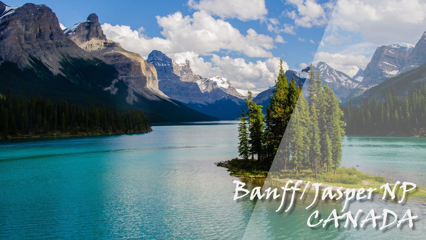 Where Mountain Meets Lake - Banff & Jasper NP, AB, Canada